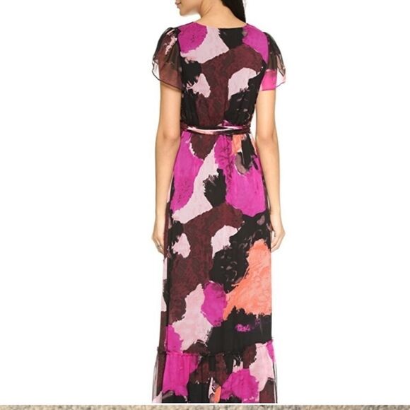 DVF Melania Silk Maxi Dress size 2 EUC - Picture 2 of 6
